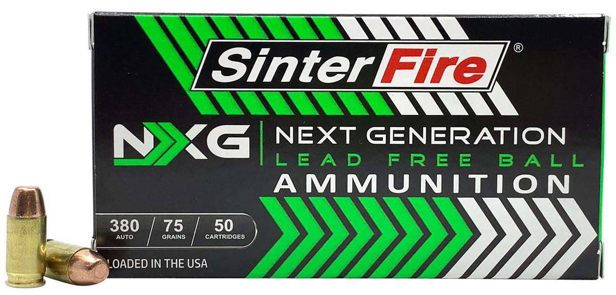Sinterfire SF38075NXG  .380 Auto 75 gr Lead Free Ball (LFB)