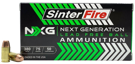 Sinterfire SF38075NXG  .380 Auto 75 gr Lead Free Ball (LFB)