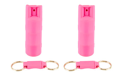 SABRE NBCF Keychain Pepper Spray, Powerful Stream, 0.54oz, Pink