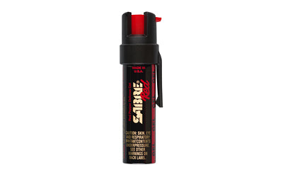 Sabre Pepper Defense Gel, 0.75oz, Hard Black Case, Built-In Clip, USA Made