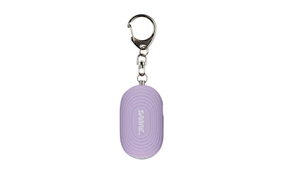 SABRE Lavender Keychain Personal Alarm with LED Light, 130dB, 1250-Foot Range