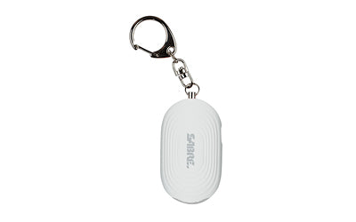 SABRE White Keychain Personal Alarm with LED Light, 130dB, 1250-Foot Range