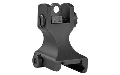 Samson Fixed Rear Sight, Standard Dual Aperture, Picatinny Mount, Black Hardcoat Anodized 02-00044-01