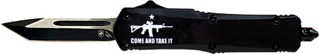 Templar Knife Small OTF 2.75" Tanto Come and Take It AR Design