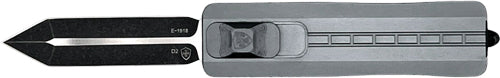 Templar Knife Small Out-the-Front Side Slider 2.75" DGGR D2 Grey Black