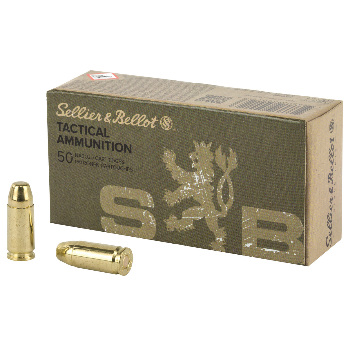 Sellier & Bellot (S&B) Subsonic Full Metal Jacket 140 Grain 9mm Luger/Parabellum 1001 fps