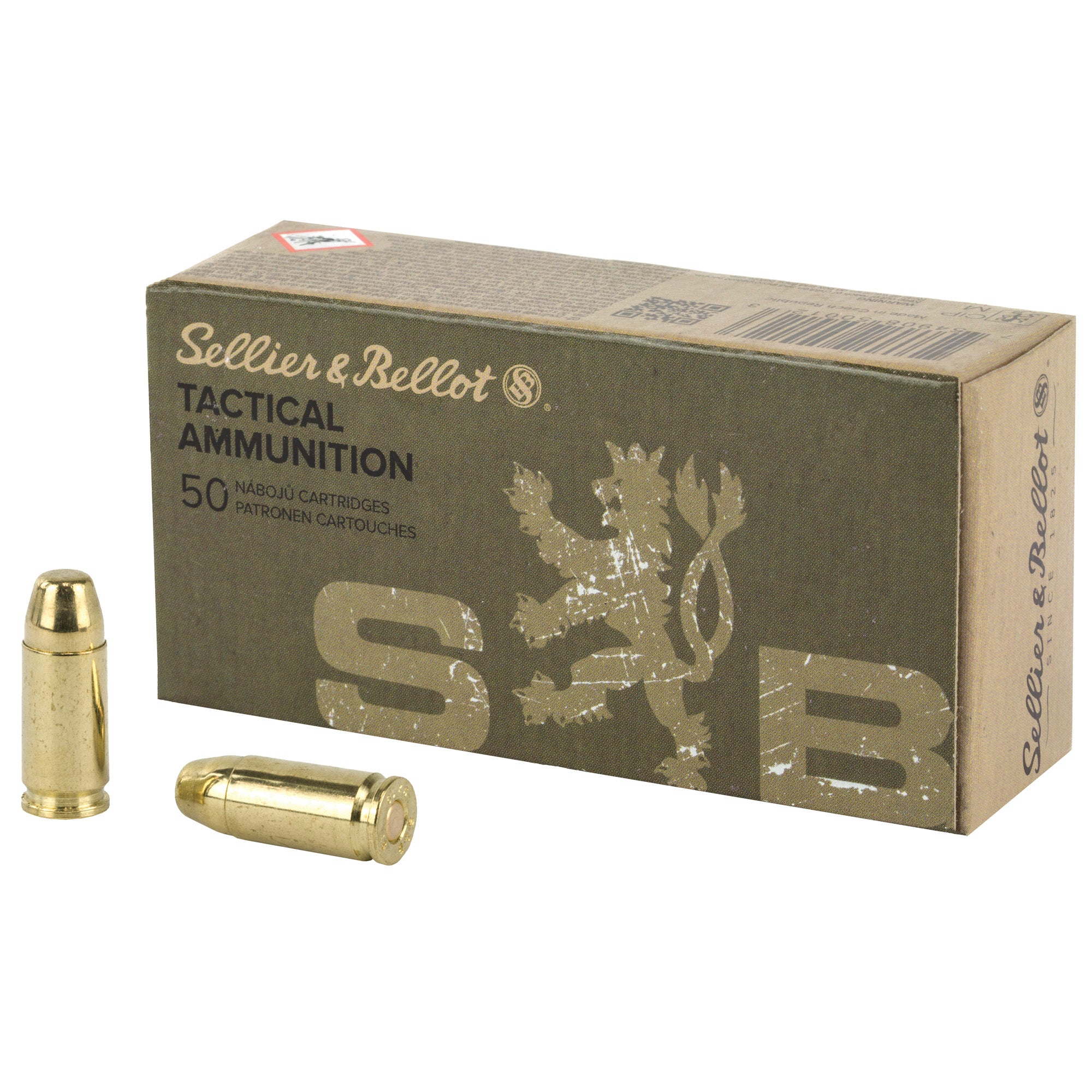 Sellier & Bellot (S&B) Subsonic Full Metal Jacket 140 Grain 9mm Luger/Parabellum 1001 fps