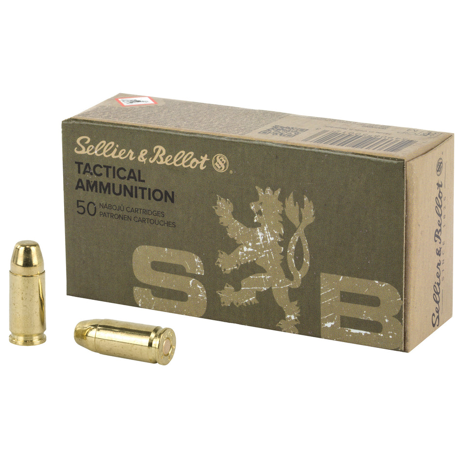 Sellier & Bellot (S&B) Subsonic Full Metal Jacket 140 Grain 9mm Luger/Parabellum 1001 fps