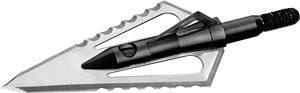 Magnus Stinger Buzzcut Serrated 4-Blade 125 Grain Broadhead 3-Pack