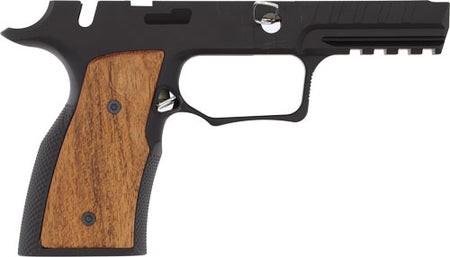 Sharps Bros. P320 Manual Safety Grip Module Black with Cherry Highlights
