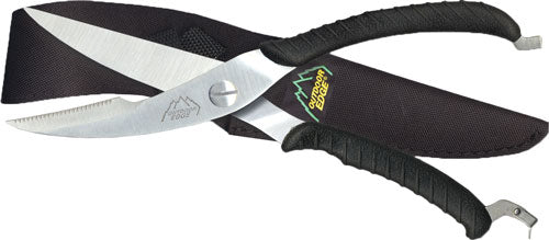 Outdoor Edge 3.5" Stainless Game Shears Black with Nylon Sheath