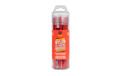 Shooter's Choice 20-Pack Nylon Double-Ended All-Purpose Cleaning Brushes, Red Handles