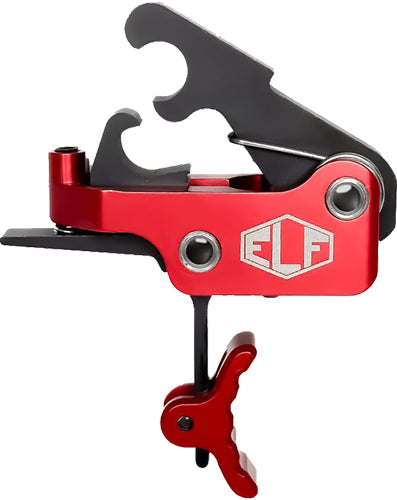 Elftmann SE Adjustable Curved AR Trigger Red 2.75-4 LB