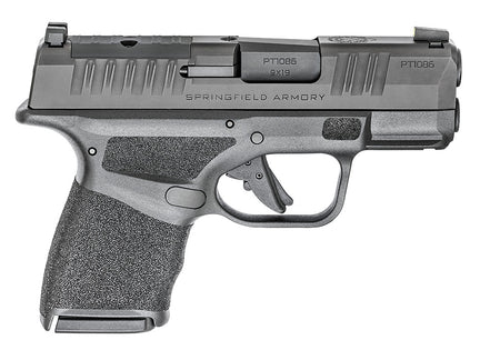 Springfield Armory HC9319BOSP Hellcat OSP Micro Compact 9mm Luger 13+1 3" Black Melonite Steel Barrel & Optic Ready/Serrated Slide, Black Polymer Frame w/Picatinny Rail, Adaptive Texture Grip