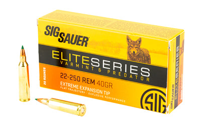 Sig Sauer Sig Sauer Elite Series Varmint & Predator .22-250 Remington 40 grain Polymer Tip ammunition