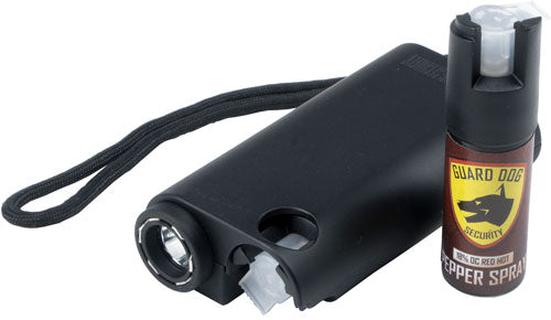 Guard Dog Black Olympian Rechargeable 3-in-1 Stun Gun/Light/Pepper Spray