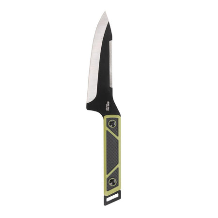 SOG TerraGrip Outdoor Camp Knife 6-7/10" Drop Point Blade Green Black