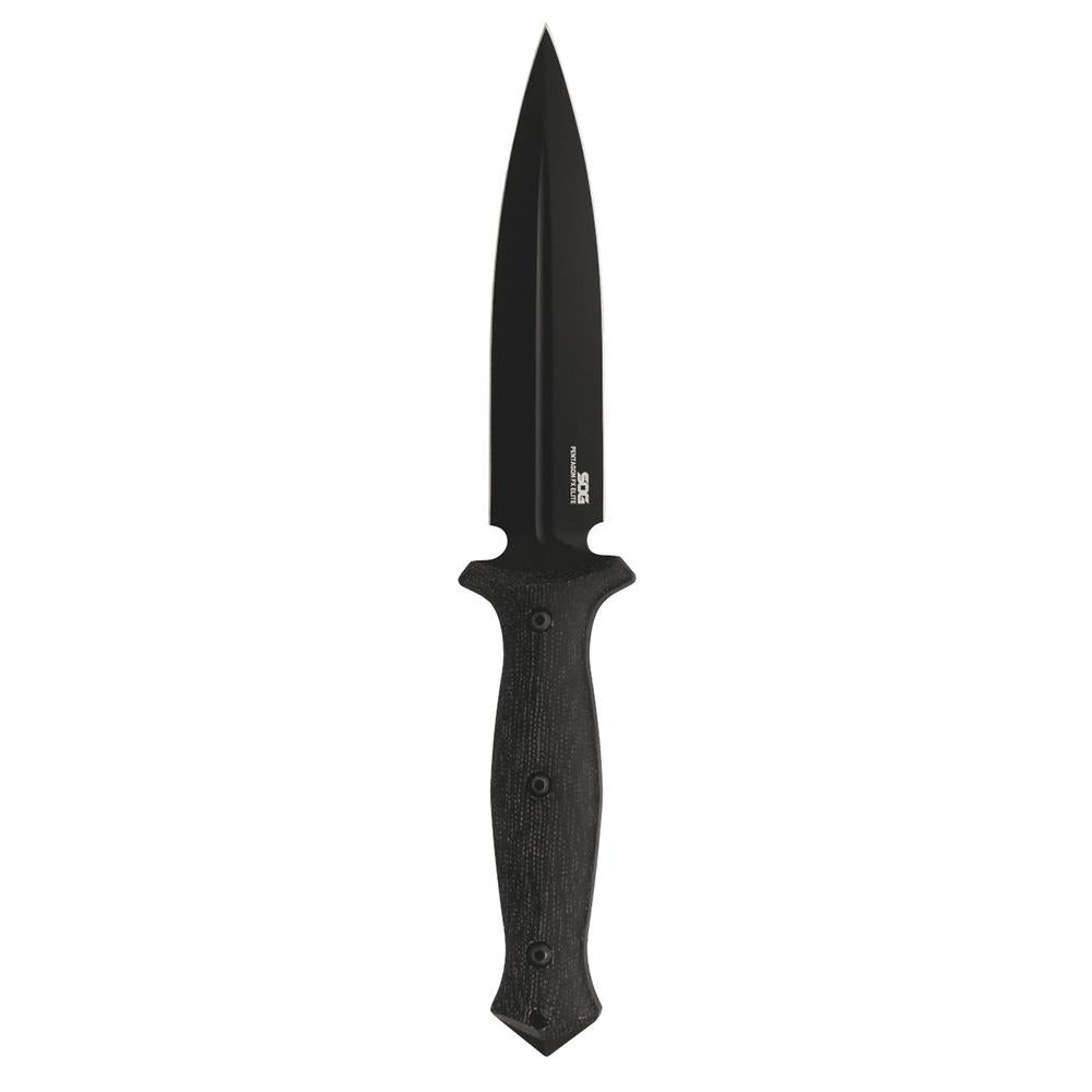 SOG Pentagon Elite Tactical Dagger Fixed Blade Knife 6 Inch Blade