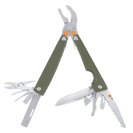 SOG Tellus Multi-Tool Fold-Out Design with G10 Handle OD Green