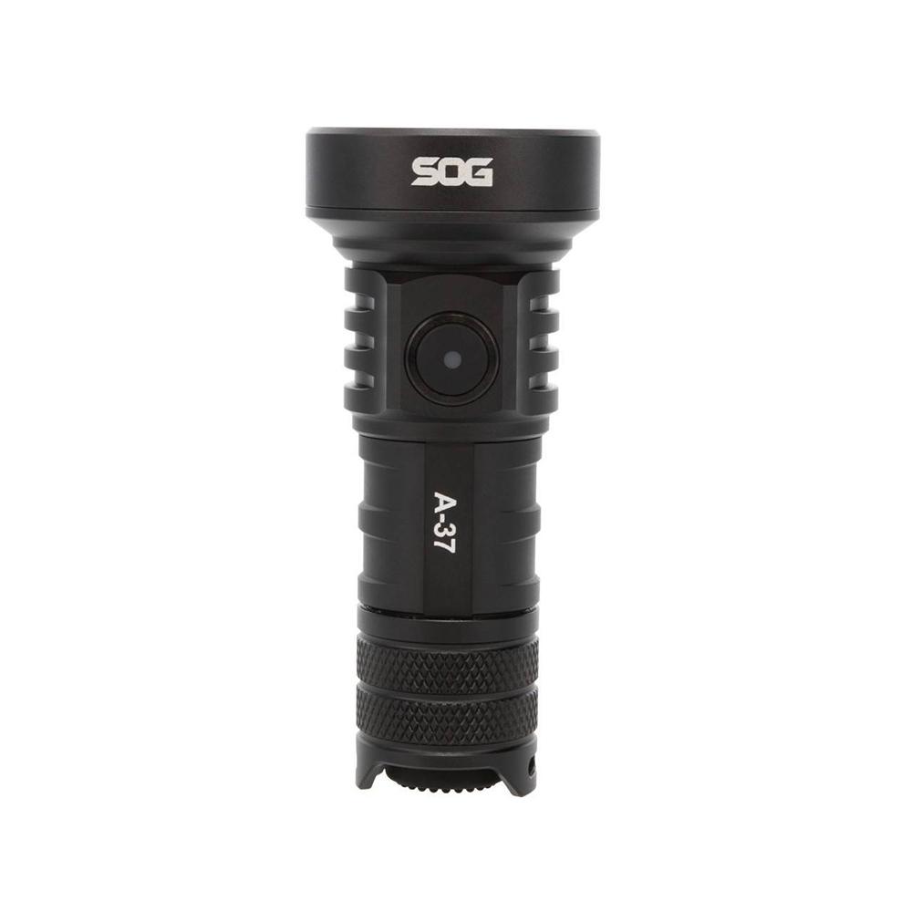 SOG A-37 Compact EDC Flashlight 1320L with SOS Mode Black
