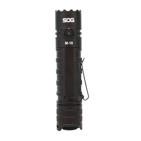 SOG M-18 EDC Tactical Flashlight 1900 Lumens Aircraft Aluminum Black