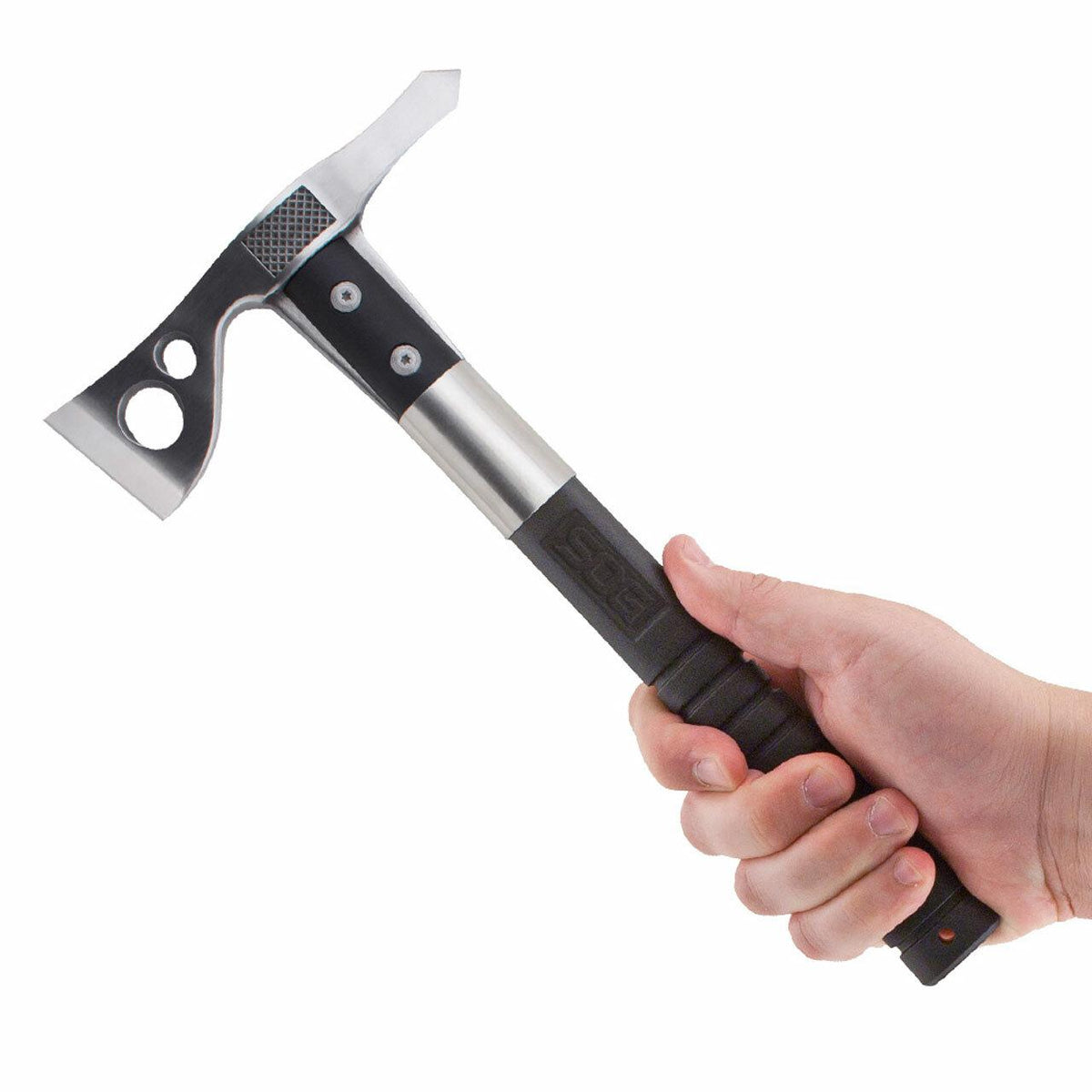 SOG FastHawk Polished Tactical Axe Black Silver