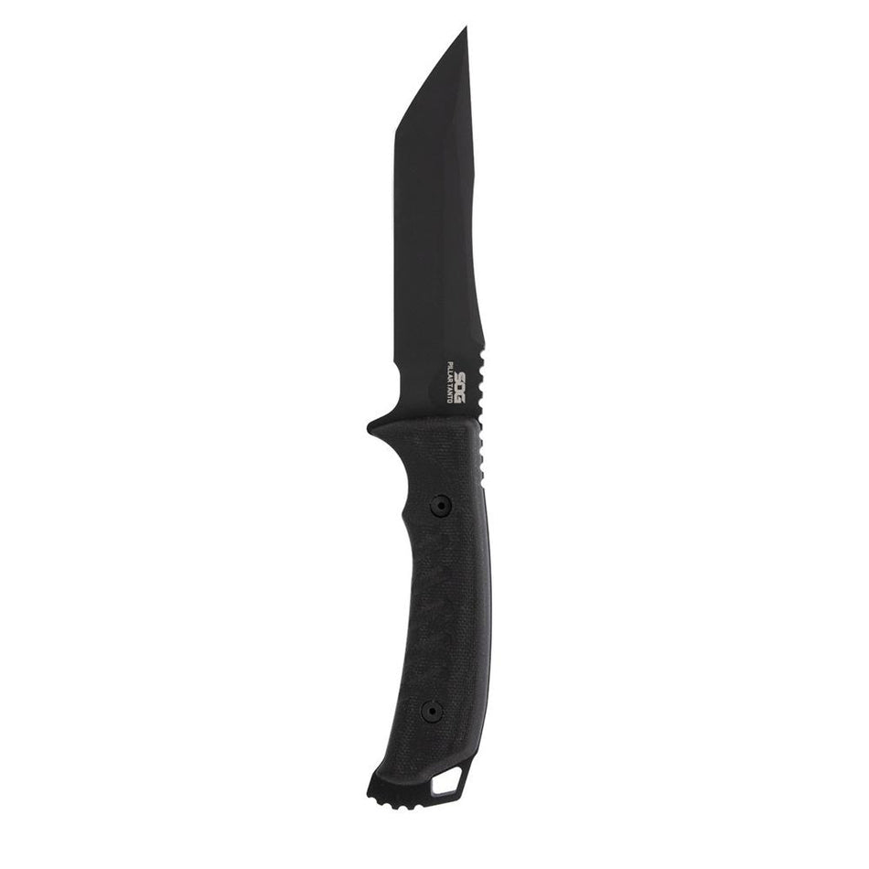 SOG Pillar Fixed Knife 5" Tanto Blade S35VN Steel with Kydex Carry Sheath