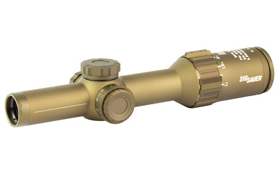 Sig Sauer TANGO6T 1-6x24mm Illuminated FFP Rifle Scope, Flat Dark Earth, Direct View