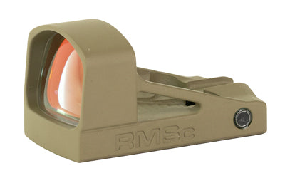Shield Sights RMSc Glass Edition 4 MOA Reflex Sight, FDE Finish, RMSc Footprint RMSC-4MOA-GLASS-FDE