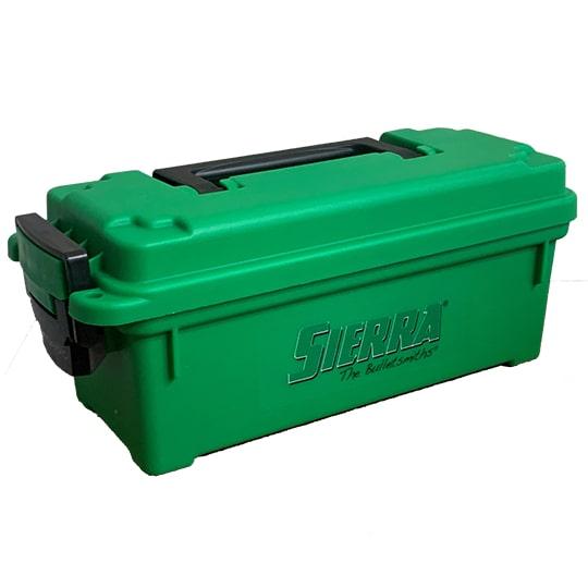 Sierra Green Heavy Duty Ammo Box with Carry Handle 13.625" x 5.625" x 5.625"