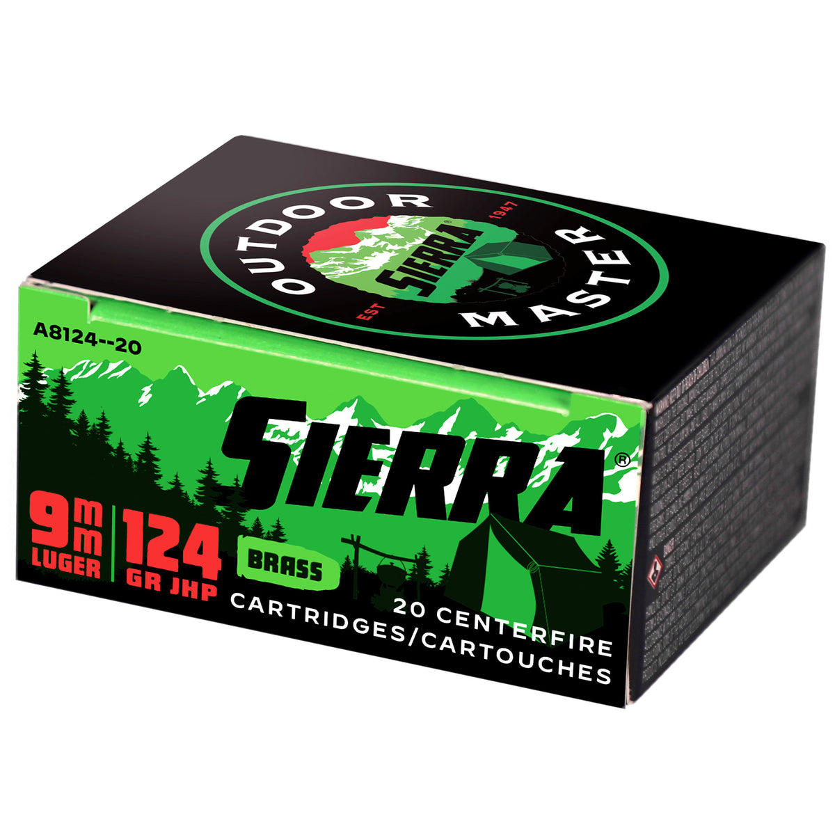 Sierra Outdoor Master Jacketed Hollow Point 180 Grain .40 S&W