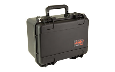 SKB 3I-1510-9B-2G i-Series Two Handgun Hard Case, Polypropylene Black, 15"x10.375", Holds 2 Pistols & 6 Mags