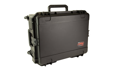 SKB 3I-2217-10B-M i-Series Ten Handgun Hard Case, Polypropylene Black, 22"x17", 10 Pistols & 20 Mags, Pull Handle
