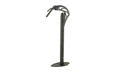 Skull Hooker Ceiling-Mount Trophy Hooker, Black Powder Coat, Rotating Prong SKH-CH-BLK
