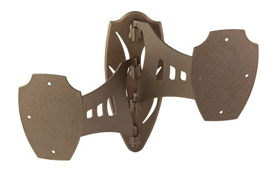 Skull Hooker Dual Shoulder Trophy Mount, Brown Powder Coat Finish, 8-Inch Arms SKH-DSM-BRN