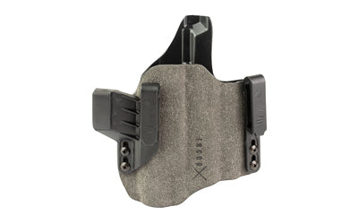 Safariland INCOG-X Collaboration IWB Holster for Staccato P, Large Light and Red Dot Compatible, Gray Suede, RH