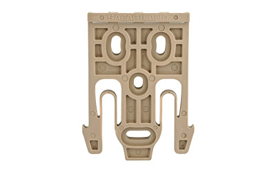 Safariland 6004-19 Quick Locking System Fork, Holster Mount, Single Kit, Flat Dark Earth