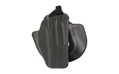 Safariland Model 7378 7TS OWB Holster with Paddle/Belt Loop, Glock 48, Right Hand, Plain Black Finish