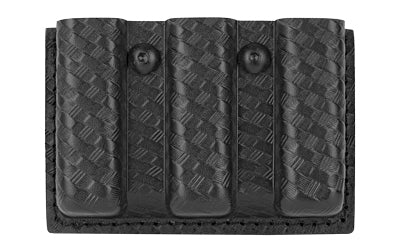 Safariland Open Top Triple Mag Pouch 775, Fits Glock 17, 2.25" Duty Belt, STX Basket Weave 775-83-48