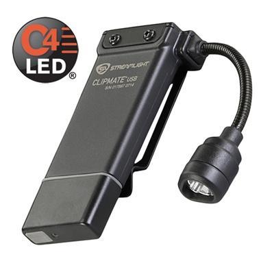 Streamlight Clipmate Rechargeable Clip-On LED Light with White and Red Modes