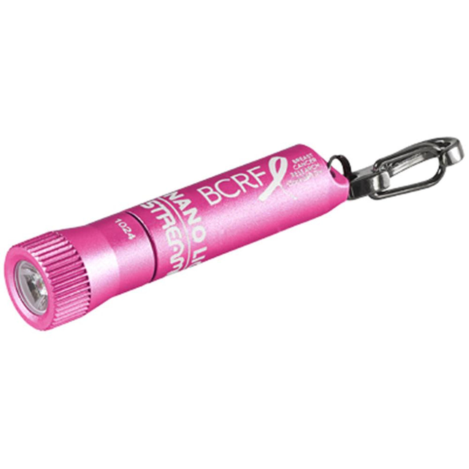 Streamlight Nano Light II 20 Lumen Pink BCRF Keychain LED Flashlight
