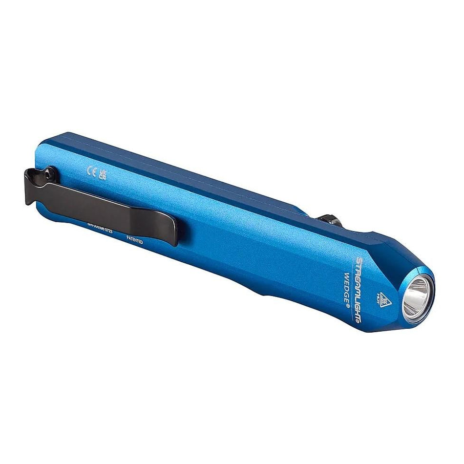 Streamlight Wedge Compact EDC Flashlight with Rotating Switch Blue