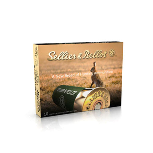 Sellier and Bellot SB Buck Shot Hunting 9 Pellets Shotgun Ammo 12 Gauge 2.75 in 1-1/8 oz 00 Buck