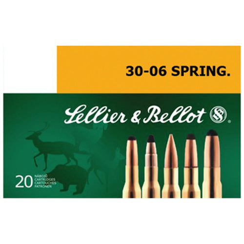 Sellier and Bellot Rifle .30-06 Springfield 147 grain Full Metal Jacket ammunition
