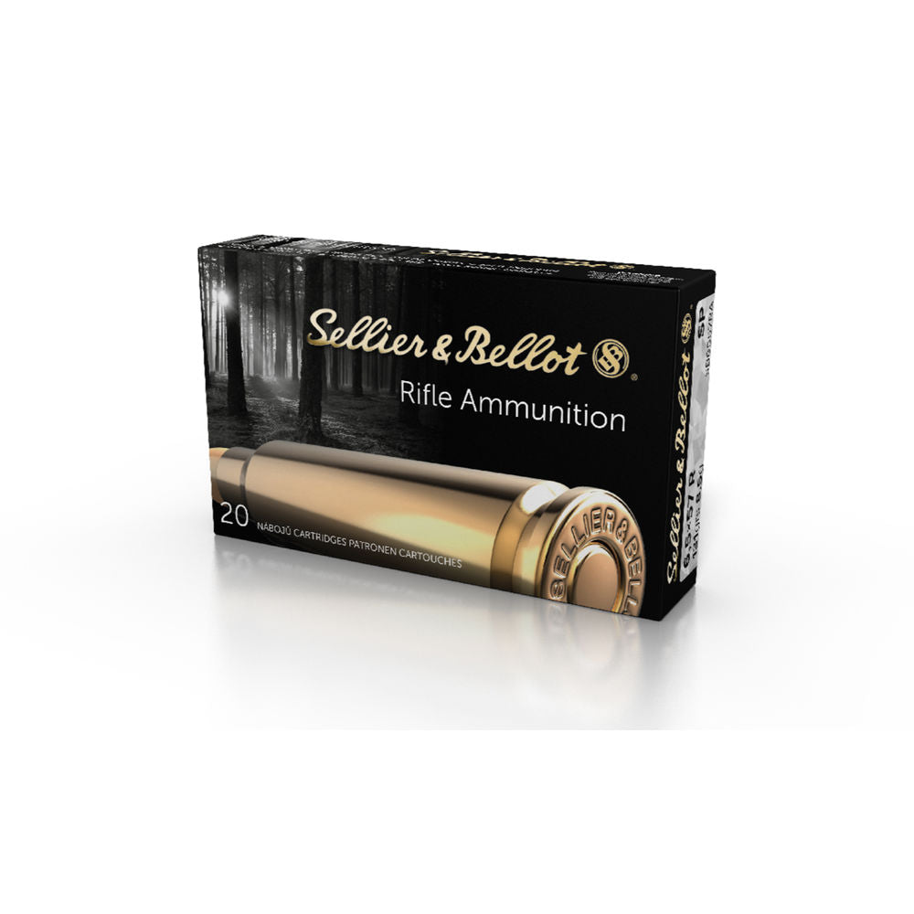 Sellier and Bellot Rifle 6.5X57mmR 131 grain Soft Point ammunition