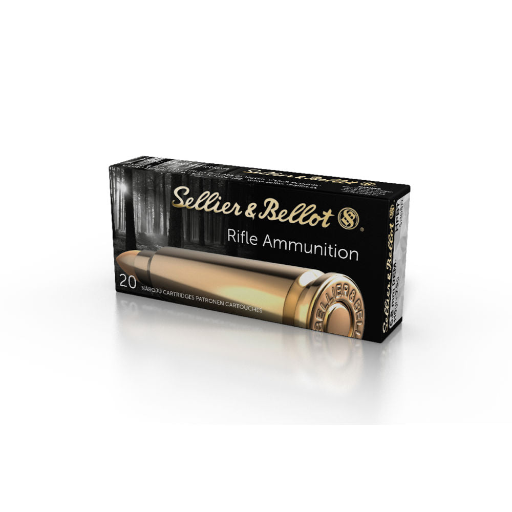 Sellier and Bellot Match 6.8 Remington SPC 115 grain Hollow Point Boat Tail ammunition
