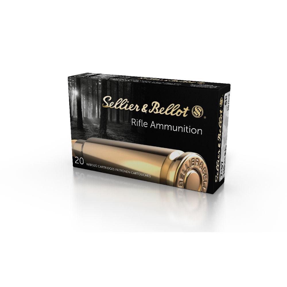 Sellier and Bellot Rifle 7x57mm Mauser 140 grain Soft Point ammunition