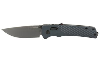 SOG Flash AT Assisted Opening Knife, 3.45" Straight Back D2 Steel Blade, Urban Gray Handle, Titanium Nitride Finish