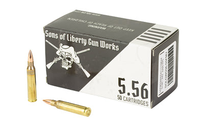 Sons of Liberty  5.56x45mm NATO 55 grain Full Metal Jacket ammunition