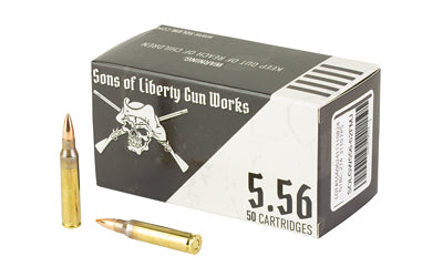 Sons of Liberty  5.56x45mm NATO 62 grain Full Metal Jacket ammunition